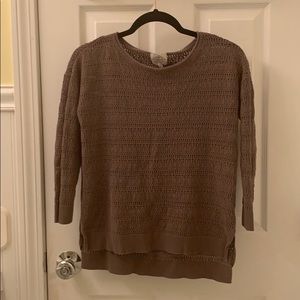comfy brown sweater perfect for any season!